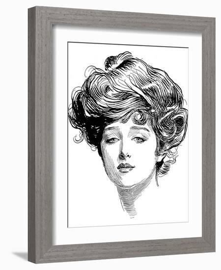 Gibson Girl, 1900-Charles Dana Gibson-Framed Giclee Print