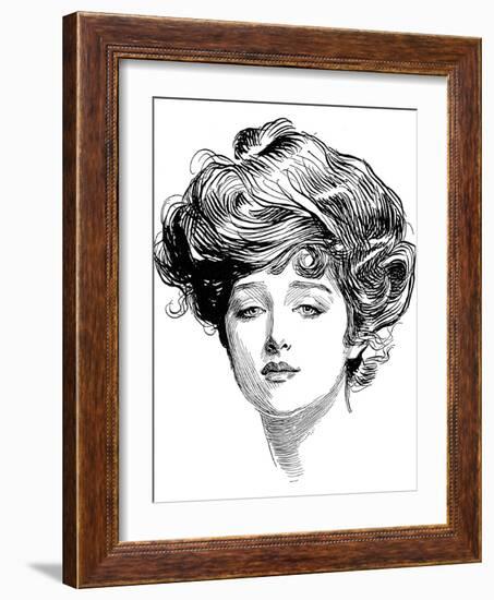 Gibson Girl, 1900-Charles Dana Gibson-Framed Giclee Print