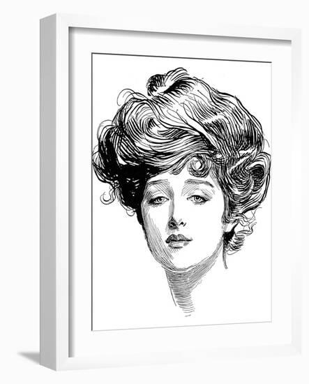 Gibson Girl, 1900-Charles Dana Gibson-Framed Giclee Print