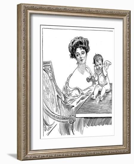 Gibson Girl, 1901-Charles Dana Gibson-Framed Giclee Print