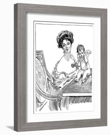 Gibson Girl, 1901-Charles Dana Gibson-Framed Giclee Print