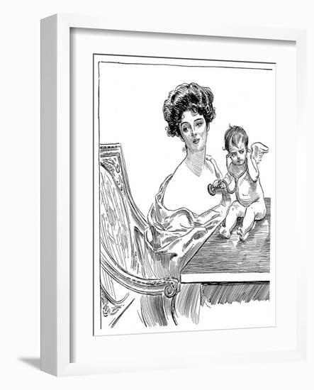 Gibson Girl, 1901-Charles Dana Gibson-Framed Giclee Print