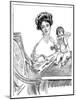 Gibson Girl, 1901-Charles Dana Gibson-Mounted Giclee Print