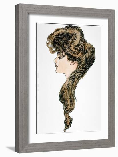 Gibson Girl, 1903-Charles Dana Gibson-Framed Giclee Print