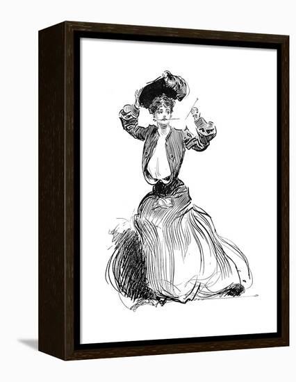 Gibson Girl, 1904-Charles Dana Gibson-Framed Premier Image Canvas