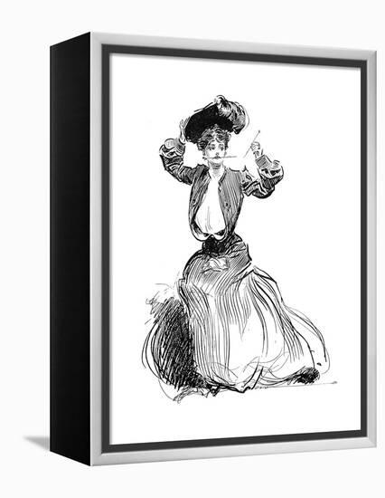 Gibson Girl, 1904-Charles Dana Gibson-Framed Premier Image Canvas