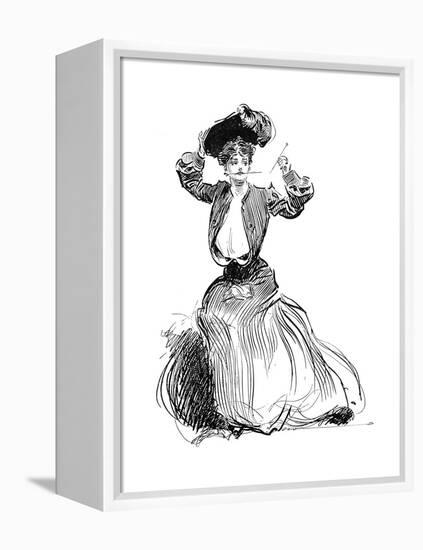 Gibson Girl, 1904-Charles Dana Gibson-Framed Premier Image Canvas