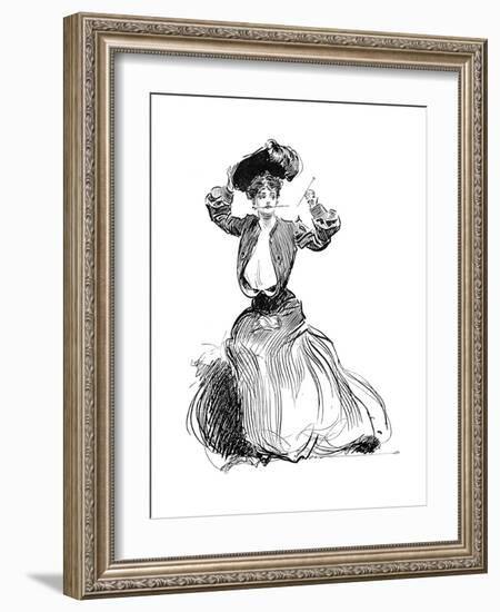 Gibson Girl, 1904-Charles Dana Gibson-Framed Giclee Print