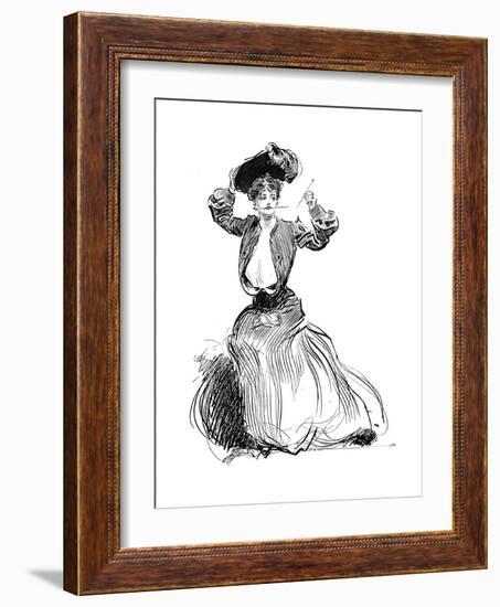 Gibson Girl, 1904-Charles Dana Gibson-Framed Giclee Print