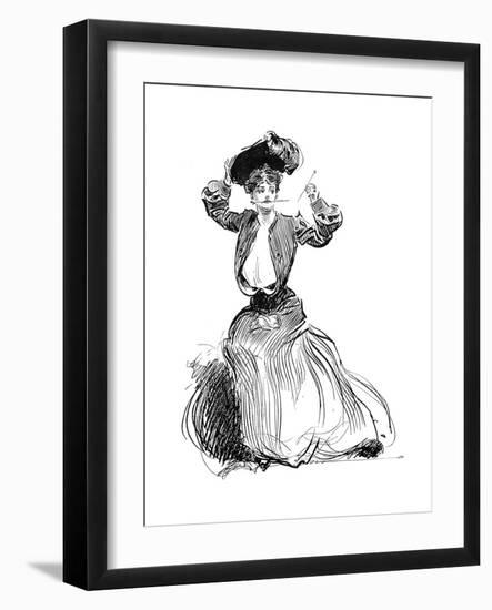 Gibson Girl, 1904-Charles Dana Gibson-Framed Giclee Print