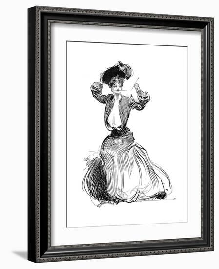 Gibson Girl, 1904-Charles Dana Gibson-Framed Giclee Print