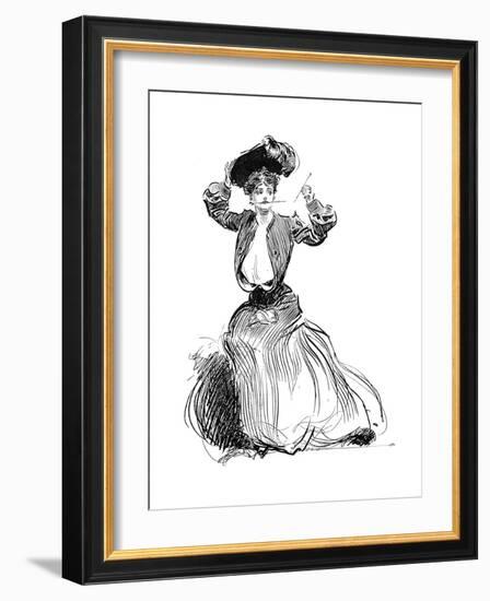 Gibson Girl, 1904-Charles Dana Gibson-Framed Giclee Print