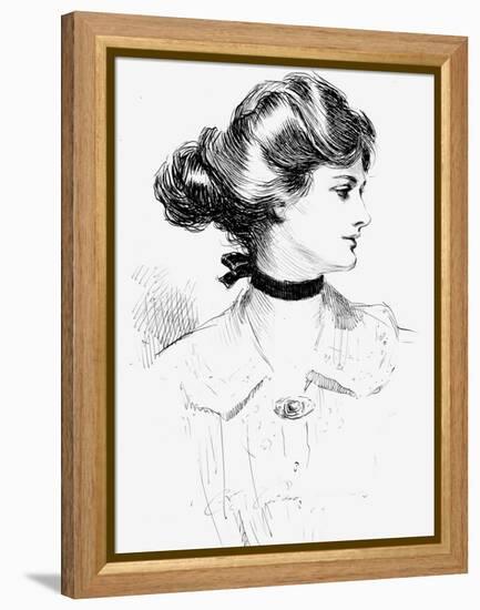 Gibson Girl, 1905-Charles Dana Gibson-Framed Premier Image Canvas
