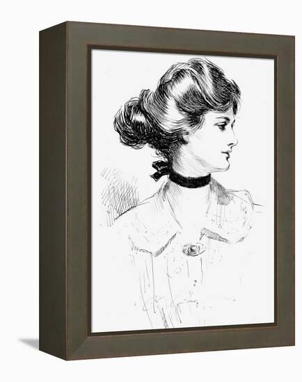 Gibson Girl, 1905-Charles Dana Gibson-Framed Premier Image Canvas