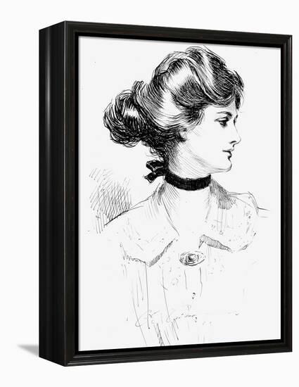 Gibson Girl, 1905-Charles Dana Gibson-Framed Premier Image Canvas