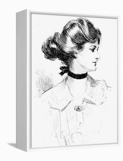 Gibson Girl, 1905-Charles Dana Gibson-Framed Premier Image Canvas