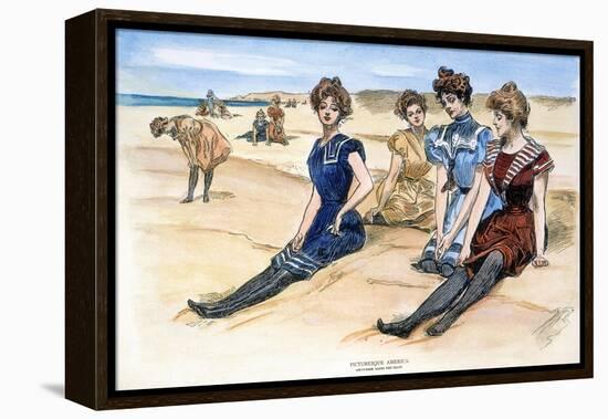 Gibson Girls, 1900-Charles Dana Gibson-Framed Premier Image Canvas