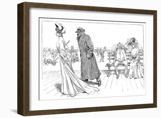 Gibson: The Weaker Sex VI-Charles Dana Gibson-Framed Giclee Print