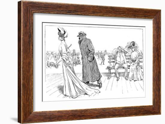 Gibson: The Weaker Sex VI-Charles Dana Gibson-Framed Giclee Print