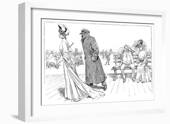 Gibson: The Weaker Sex VI-Charles Dana Gibson-Framed Giclee Print