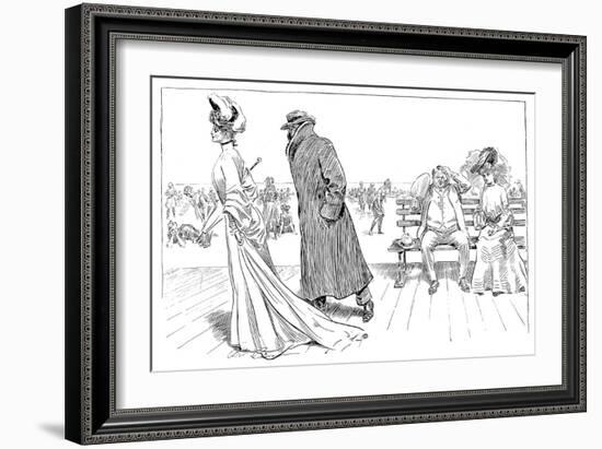 Gibson: The Weaker Sex VI-Charles Dana Gibson-Framed Giclee Print