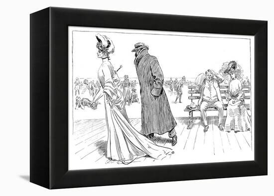 Gibson: The Weaker Sex VI-Charles Dana Gibson-Framed Premier Image Canvas