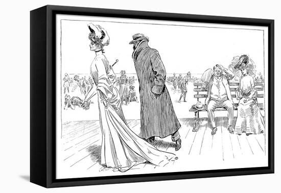 Gibson: The Weaker Sex VI-Charles Dana Gibson-Framed Premier Image Canvas