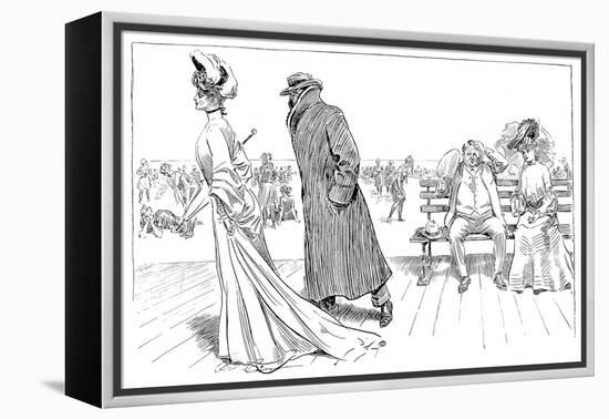 Gibson: The Weaker Sex VI-Charles Dana Gibson-Framed Premier Image Canvas