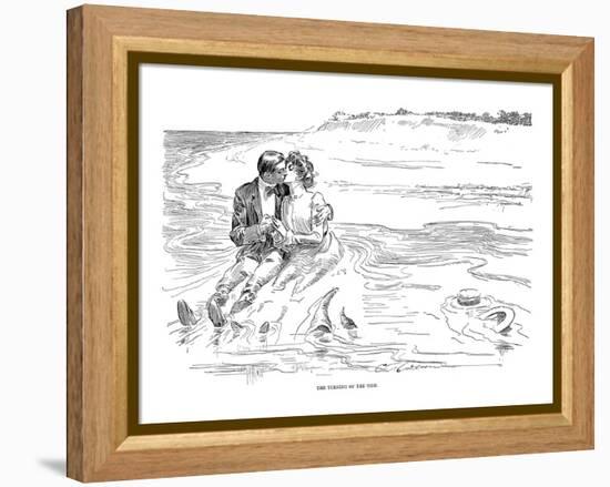 Gibson: Turning Tide, 1901-Charles Dana Gibson-Framed Premier Image Canvas