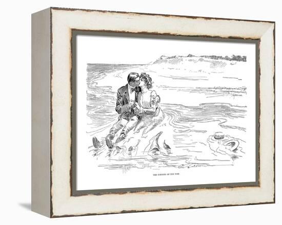 Gibson: Turning Tide, 1901-Charles Dana Gibson-Framed Premier Image Canvas