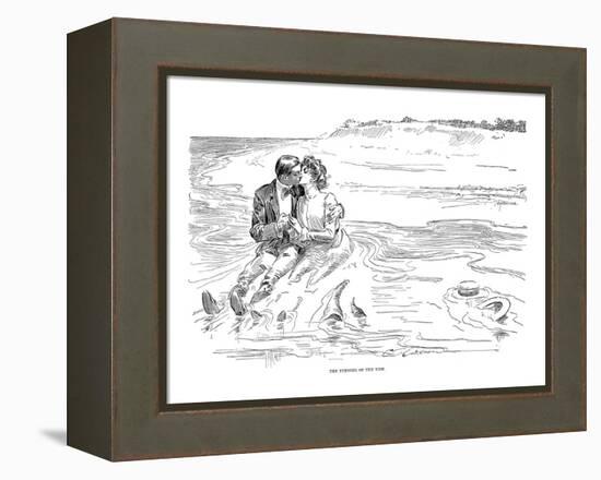 Gibson: Turning Tide, 1901-Charles Dana Gibson-Framed Premier Image Canvas