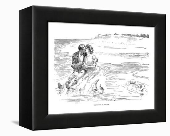 Gibson: Turning Tide, 1901-Charles Dana Gibson-Framed Premier Image Canvas