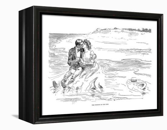 Gibson: Turning Tide, 1901-Charles Dana Gibson-Framed Premier Image Canvas