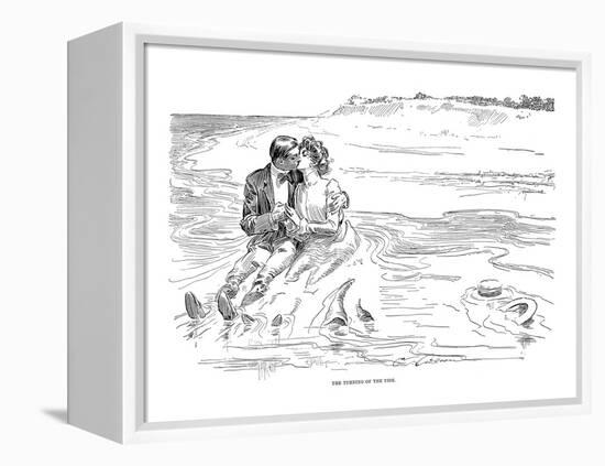 Gibson: Turning Tide, 1901-Charles Dana Gibson-Framed Premier Image Canvas