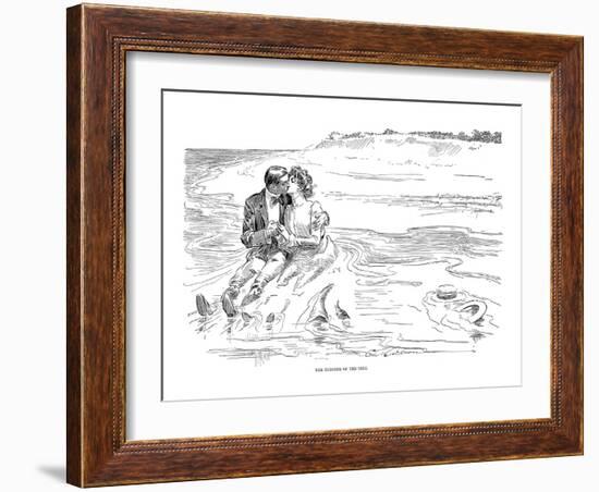 Gibson: Turning Tide, 1901-Charles Dana Gibson-Framed Giclee Print