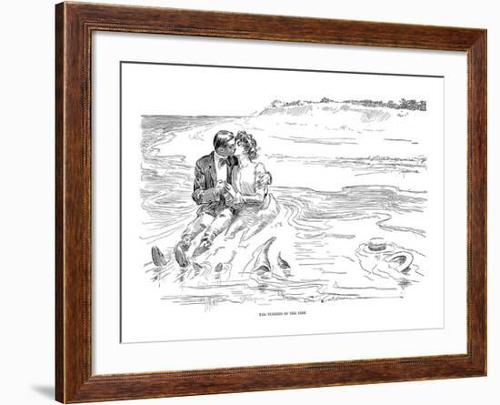 Gibson: Turning Tide, 1901-Charles Dana Gibson-Framed Giclee Print