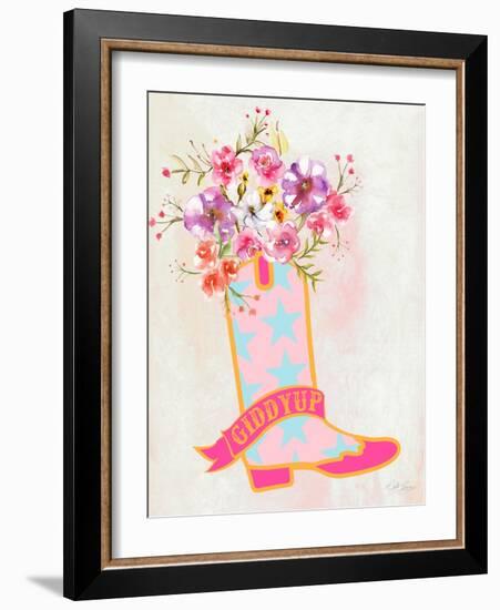 Giddyap Cowgirl I-Stella Chang-Framed Art Print