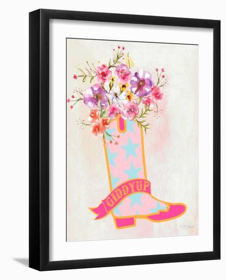 Giddyap Cowgirl I-Stella Chang-Framed Art Print