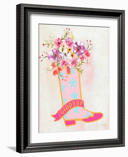 Giddyap Cowgirl I-Stella Chang-Framed Art Print