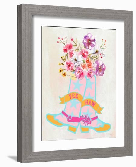 Giddyap Cowgirl II-Stella Chang-Framed Art Print