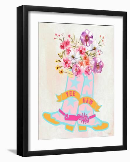 Giddyap Cowgirl II-Stella Chang-Framed Art Print