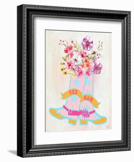 Giddyap Cowgirl II-Stella Chang-Framed Premium Giclee Print