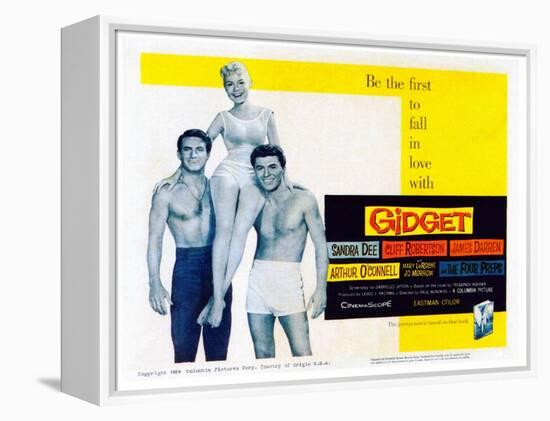 Gidget, Cliff Robertson, Sandra Dee, James Darren, 1959-null-Framed Stretched Canvas