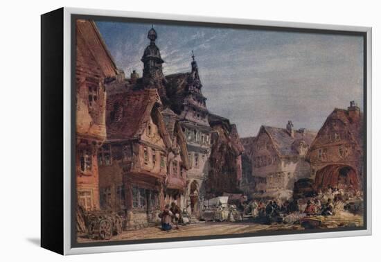 'Giessen on the Lahn', c1874-William Callow-Framed Premier Image Canvas