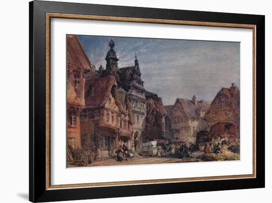 'Giessen on the Lahn', c1874-William Callow-Framed Giclee Print