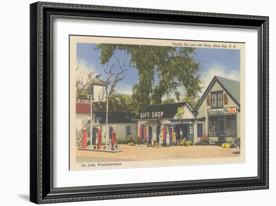 Gift Shop, Alton Bay, New Hampshire-null-Framed Art Print