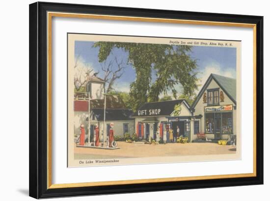 Gift Shop, Alton Bay, New Hampshire-null-Framed Art Print