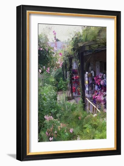 Gift Shop at Giverny-Sarah Butcher-Framed Art Print