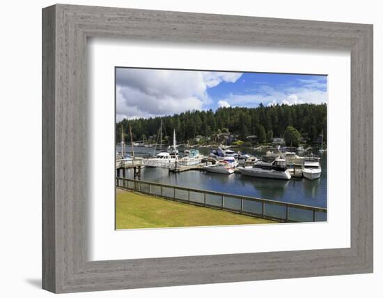 Gig Harbor Marina, Tacoma, Washington State, United States of America, North America-Richard Cummins-Framed Photographic Print