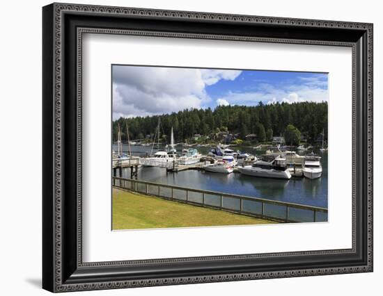 Gig Harbor Marina, Tacoma, Washington State, United States of America, North America-Richard Cummins-Framed Photographic Print